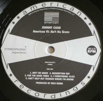 LP Johnny Cash: American VI: Ain't No Grave 1996