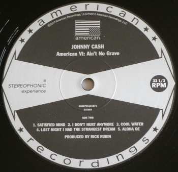 LP Johnny Cash: American VI: Ain't No Grave 1996