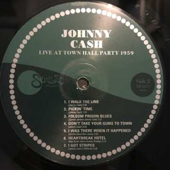 LP Johnny Cash & The Tennessee Two: Live At Town Hall Party 1959 402644