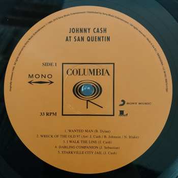LP Johnny Cash: Johnny Cash At San Quentin 2969