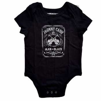 Merch Johnny Cash: Dětské Body Man In Black  12 měsíců