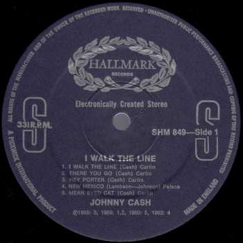 LP Johnny Cash: I Walk The Line