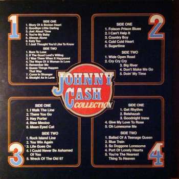 4LP Johnny Cash: Johnny Cash Collection