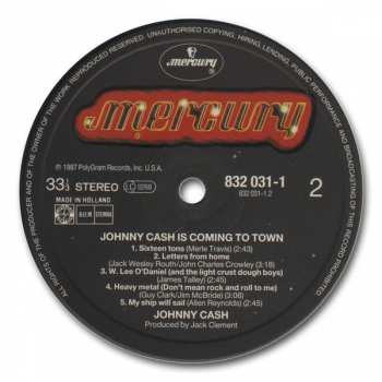 LP Johnny Cash: Johnny Cash Is Coming To Town 18654