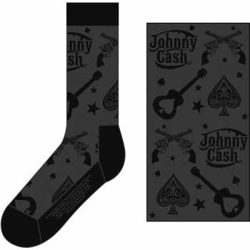 Merch Johnny Cash: Kotníkové Ponožky Guitars 'n Guns