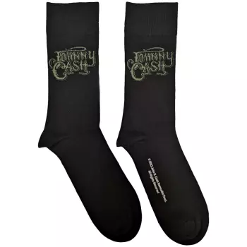 Kotníkové Ponožky Text Logo Johnny Cash