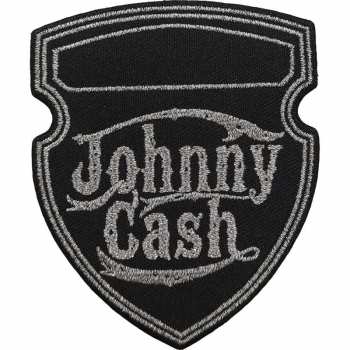 Merch Johnny Cash: Nášivka Metallic Shield