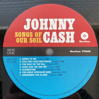 LP Johnny Cash: Songs Of Our Soil 33551