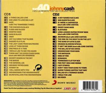 2CD Johnny Cash: Top 40 Johnny Cash (His Ultimate Top 40 Collection) 191877