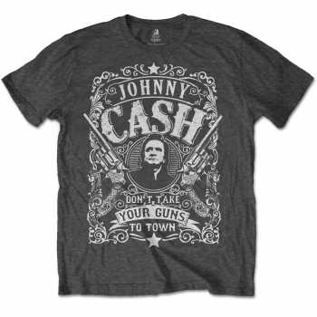 Merch Johnny Cash: Tričko Don't Take Your Guns To Town  XXL