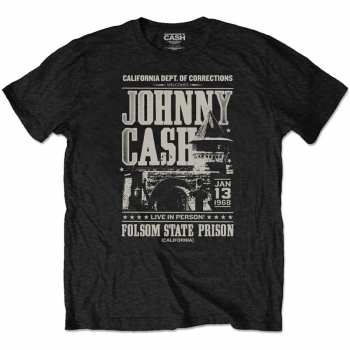 Merch Johnny Cash: Tričko Prison Plakát 