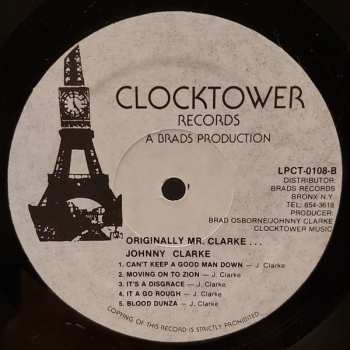 LP Johnny Clarke: Originally Mr. Clarke 494586