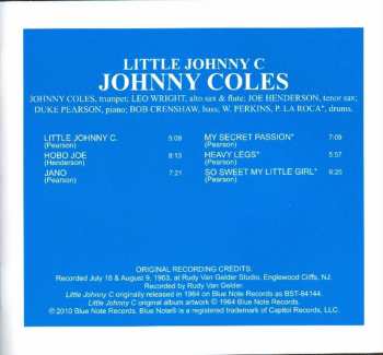 CD Johnny Coles: Little Johnny C
