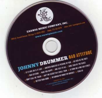 CD Johnny Drummer: Bad Attitude 250803