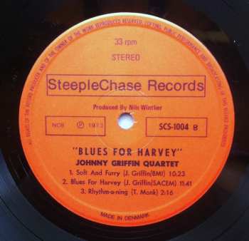 LP Johnny Griffin: Blues For Harvey 501318