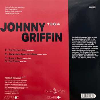 2LP Johnny Griffin: Live At Ronnie Scott's, 8th January 1964