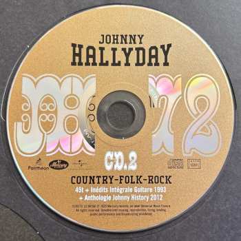 3CD/DVD Johnny Hallyday: 72 (Country-Folk-Rock) DLX | LTD | NUM