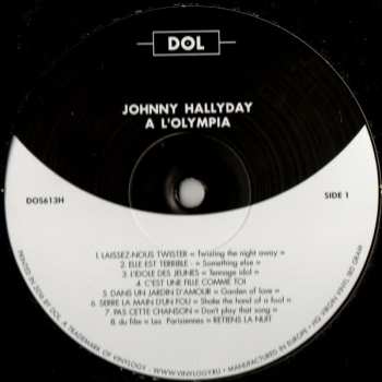 LP Johnny Hallyday: À l'Olympia 328560