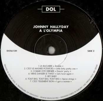 LP Johnny Hallyday: À l'Olympia 328560
