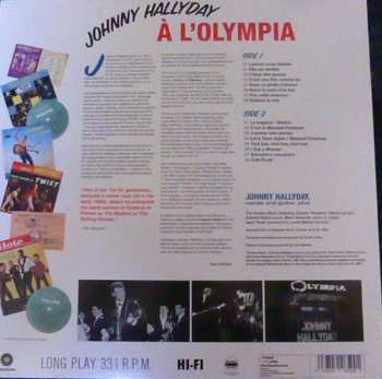 LP Johnny Hallyday: Johnny A L'Olympia 140132