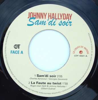 3LP Johnny Hallyday: Au Bon Vieux Temps Du Juke-box LTD 409462