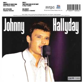 SP Johnny Hallyday: Caravan Of Lonely Men And Hey Little Girl LTD | NUM | CLR 465392