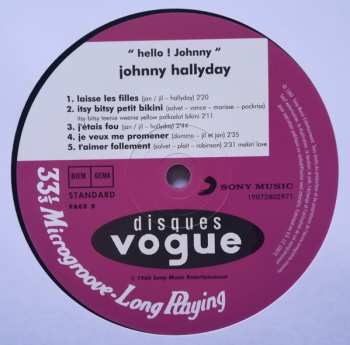 LP Johnny Hallyday: Hello Johnny 65621