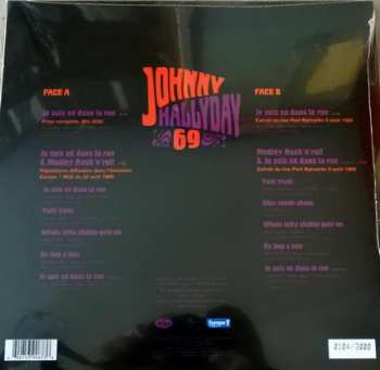 LP Johnny Hallyday: Je Suis Né Dans La Rue LTD | NUM 70918