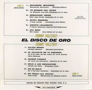 LP Johnny Hallyday: El Disco De Oro LTD 395134