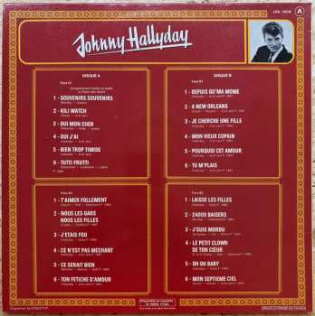 2LP Johnny Hallyday: Le Double Disque D'or De Johnny Hallyday