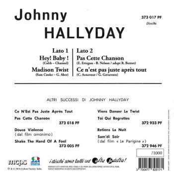 SP Johnny Hallyday: Madison Twist LTD | NUM | CLR 457606
