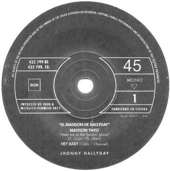 SP Johnny Hallyday: El Madison De Hallyday CLR | LTD | NUM 535486
