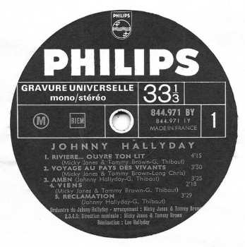 LP Johnny Hallyday: Rivière... Ouvre Ton Lit 486157