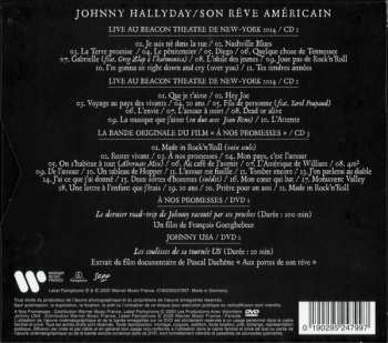 3CD/2DVD Johnny Hallyday: Son Rêve Américain 347912