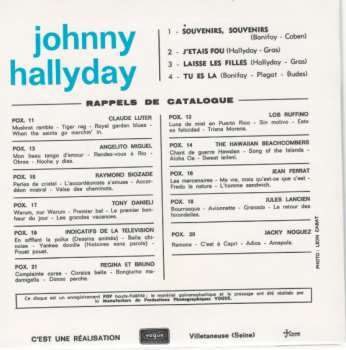 SP Johnny Hallyday: Souvenirs, Souvenirs LTD | CLR 365540
