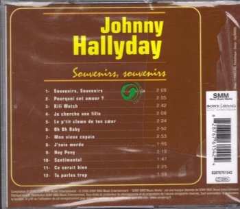 CD Johnny Hallyday: Souvenirs, Souvenirs 535704