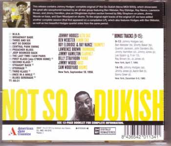 CD Johnny Hodges And His Orchestra: Not So Dukish 104104