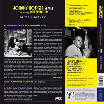 LP Johnny Hodges: Blues-A-Plenty LTD | CLR 60902
