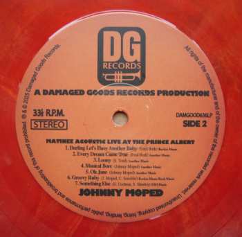 LP Johnny Moped: Matinee Acoustic Live At The Prince Albert