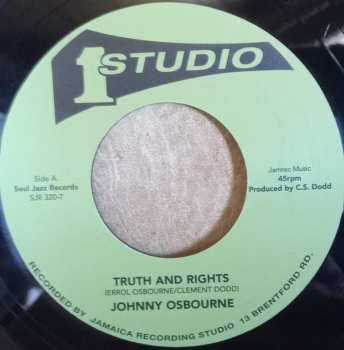 SP Johnny Osbourne: Truth And Rights / Crabwalking 489852