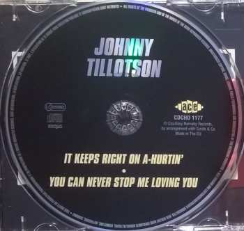 CD Johnny Tillotson: It Keeps Right on A-Hurtin' / You Can Never Stop Me Loving You 268621