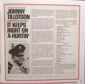 CD Johnny Tillotson: It Keeps Right on A-Hurtin' / You Can Never Stop Me Loving You 268621