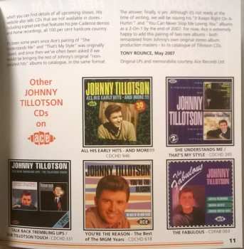CD Johnny Tillotson: Sings Plus Here I Am 285690