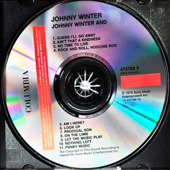 CD Johnny Winter And: Johnny Winter And 345785