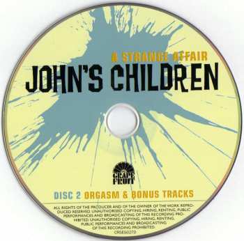 2CD John's Children: A Strange Affair (The Sixties Recordings) 149343