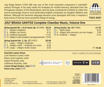 CD Joly Braga Santos: Complete Chamber Music, Volume One 331881