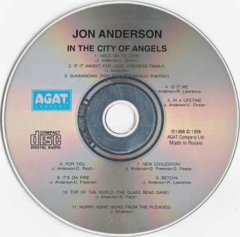 CD Jon Anderson: In The City Of Angels 537035