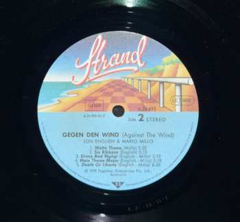 LP Jon English: Gegen Den Wind (Against The Wind) - The Original Soundtrack 512344