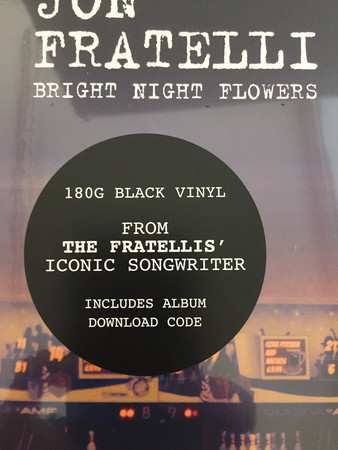 LP Jon Fratelli: Bright Night Flowers 58088