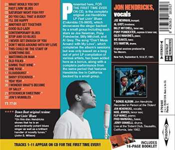 CD Jon Hendricks: Fast Livin' Blues 93708
